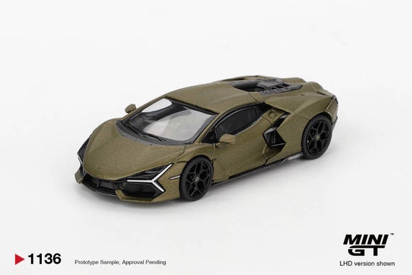 MINI GT 1/64 LAMBORGHINI REVUELTO VERDE GEA MATTE RHD