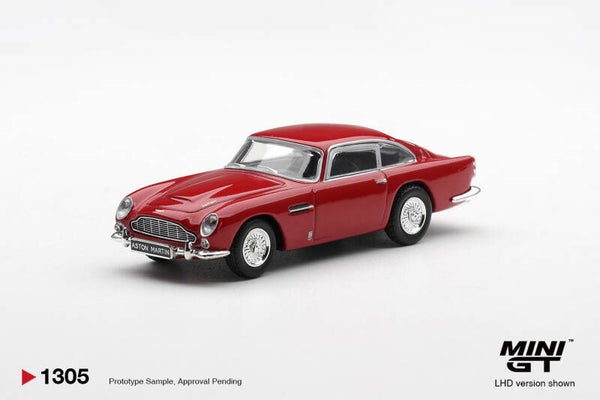MINI GT 1/64 ASTON MARTIN DB5 FIESTA RED L.H.D