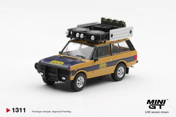 MINI GT 1/64 RANGE ROVER 1981 CAMEL TROPHY SUMATRA