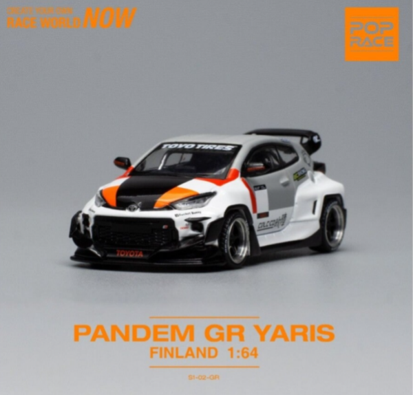 POP RACE 1/64 TOYOTA PANDEM GR YARIS (FINLAND)