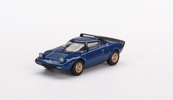 MINI GT 1/64 LANCIA STRATOS HF STRADALE BLEU VINCENNES
