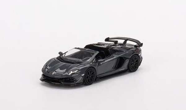 MINI GT 1/64 LAMBORGHINI AVENTADOR SVJ ROADSTER GRIGIO TELESTO