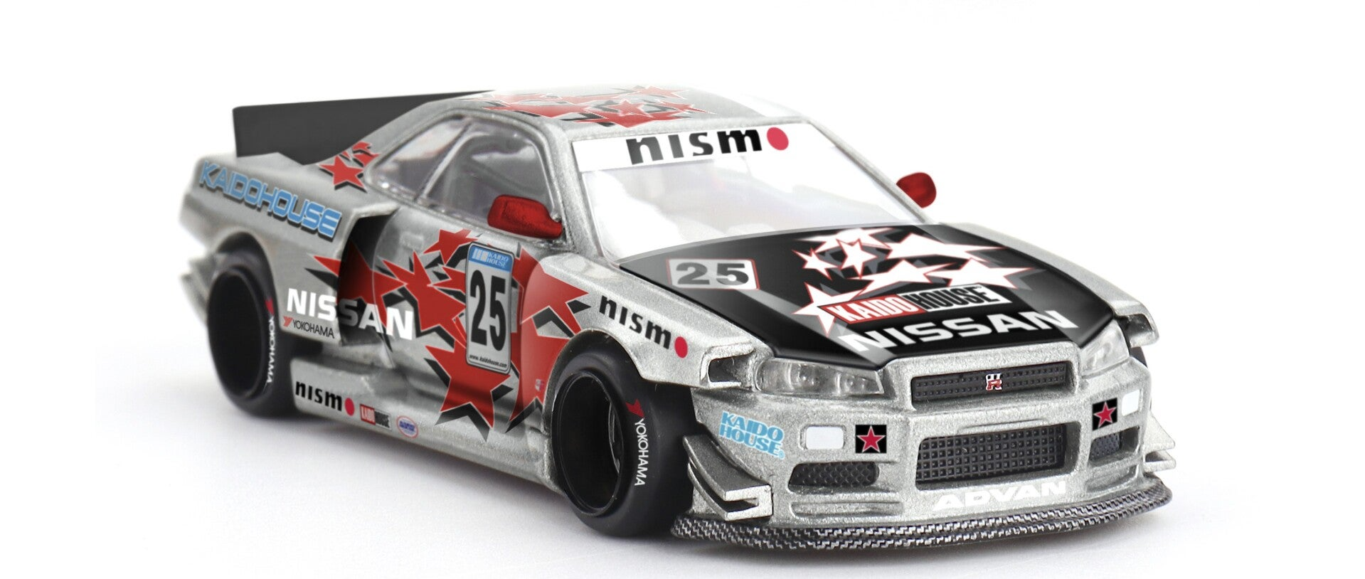 MINI GT 1/64 KIADO HOUSE NISSAN SKYLINE GT-R R34 KAIDO STAR RACING V1