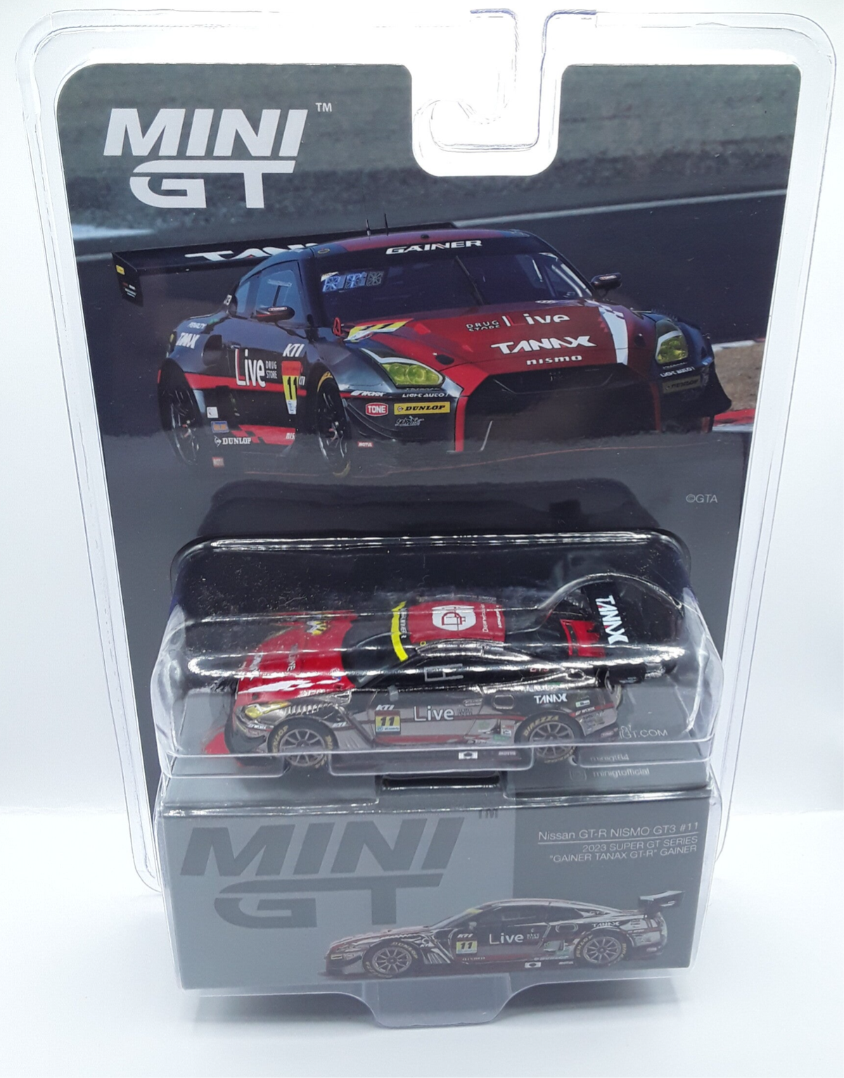 MINI GT 1/64 NISSAN GT-R NISMO GT3 #11 GAINER TANAX GT-R 2023 SUPER GT ...