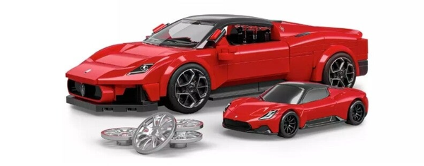 MATTEL BRICK SHOP HOT WHEELS MASERATI MC20 1/32 SCALE BRICK CONSTRUCTION MODEL