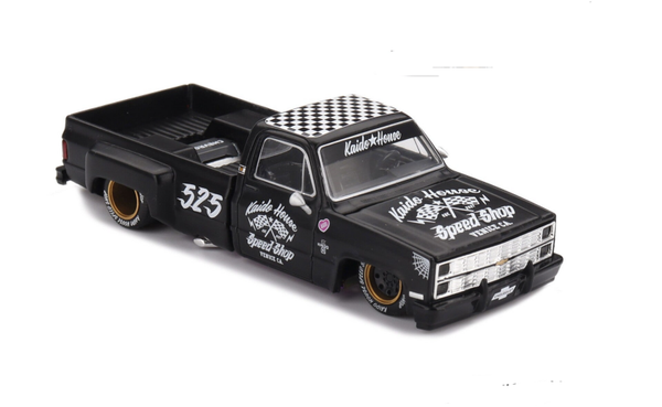 MINI GT 1/64 KIADO HOUSE CHEVROLET SILVERADO DUALLY HOT ROD V1