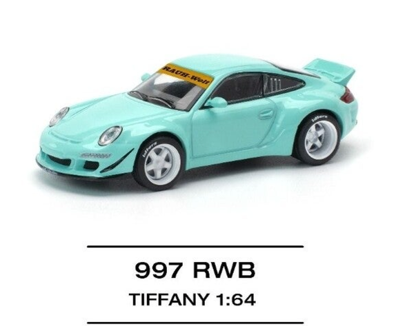 POP RACE 1/64 997 RWB TIFFANY