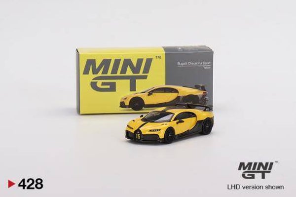 MINI GT 1/64 BUGATTI CHIRON PUR SPORT YELLOW