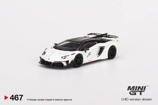 MINI GT 1/64 LB-SILHOUETTE WORKS LAMBORGHINI AVENTADOR GT EVO R.H.D
