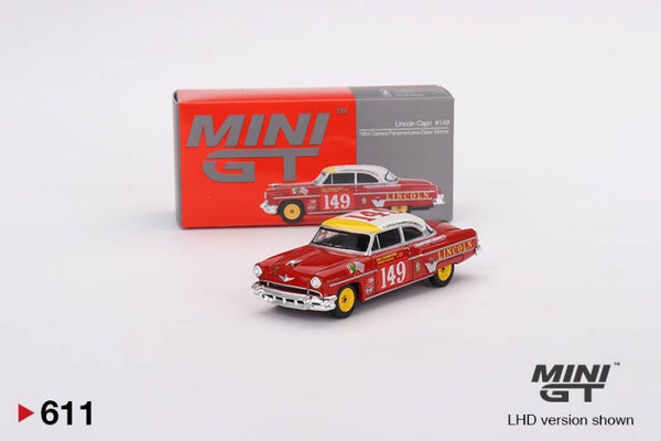MINI GT 1/64 1954 LINCOLN CAPRI CARRERA PAN AMERICANA WINNER