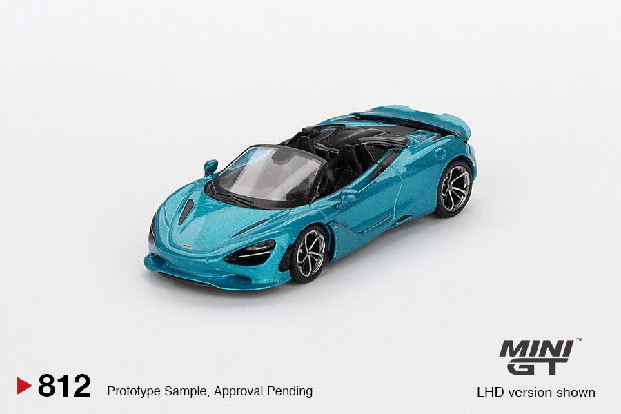 MINI GT 1/64 MCLAREN 750S SPIDER BELIZE BLUE