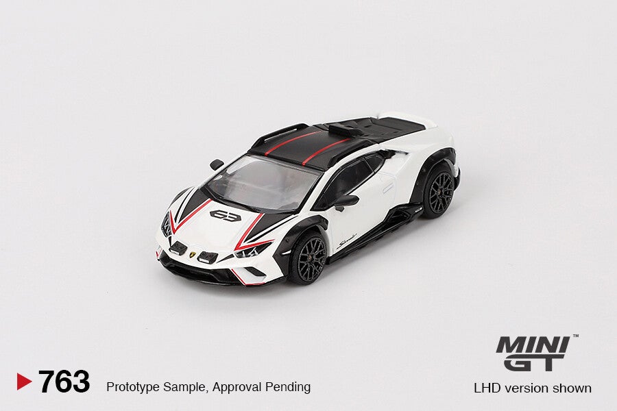 MINI GT 1/64 LAMBORGHINI STERRATO BIANCO ASOPO