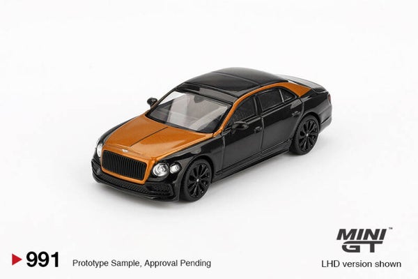 MINI GT 1/64 BENTLEY FLYING SPUR ORANGE FLAME ONYX RHD