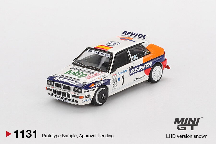 MINI GT LANCIA DELTA HF INTERGRALE EVOLUZIONE #1 1993 RALLY MONTE CARLO