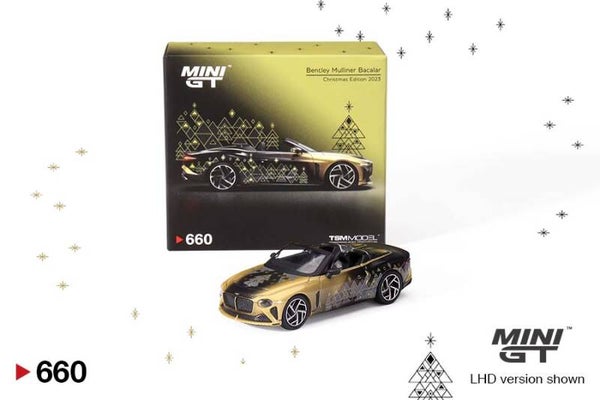 MINI GT 1/64 BENTLEY MULLINER BACALAR 2023 CHRISTMAS EDITION
