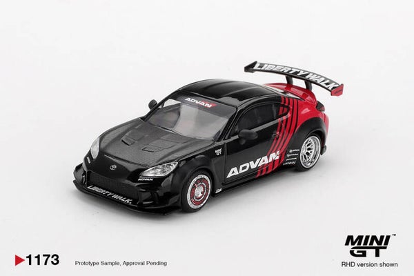 MINI GT 1/64  TOYOTA GR86 LB NATION ADVAN RHD