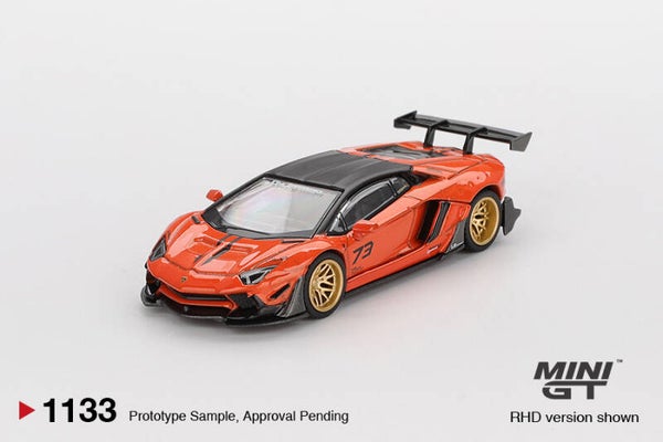 MINI GT 1/64 LB☆WORKS LAMBORGHINI AVENTADOR LIMITED EDITION MDX 2025