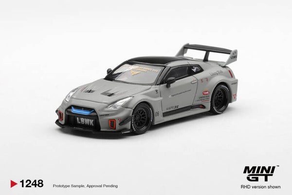 MINI GT 1/64 NISSAN LB-SILHOUETTE WORKS GT 35GT-RR VER 1 MATT GREY