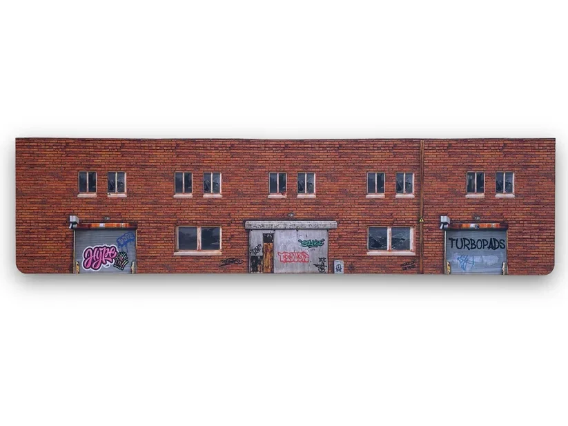 TURBOPADS DETROIT BACKGROUND DIORAMA MAT FOR 1/64 MODELS