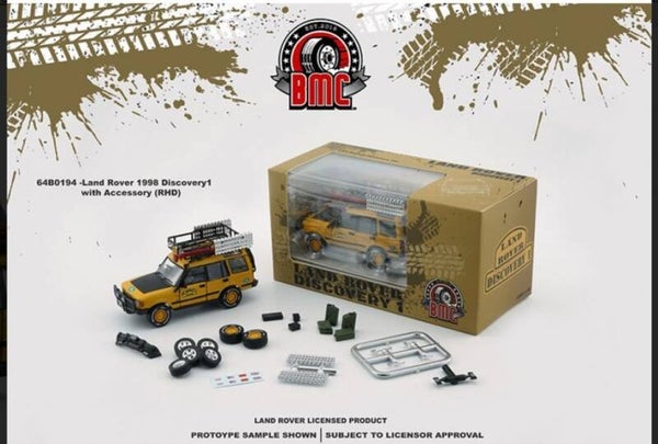 BM CREATIONS 1/64 LAND  ROVER DISCOVERY 1 CAMEL CLEAN VERSION R.H.D