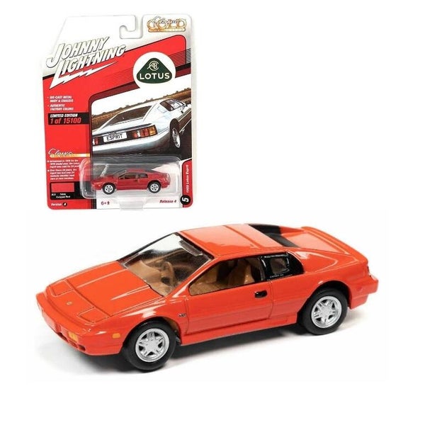 JOHNNY LIGHTNING 1/64 CLASSIC GOLD 1989 LOTUS ESPRIT SE RELEASE 4 V A