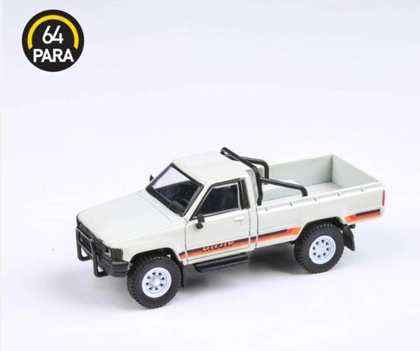 PARA64 1/64 1984 TOYOTA HILUX SINGLE CAB WHITE