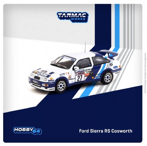 TARMAC WORKS 1/64 HOBBY64 FORD SIERRA RS COSWORTH RAC RALLY 1989