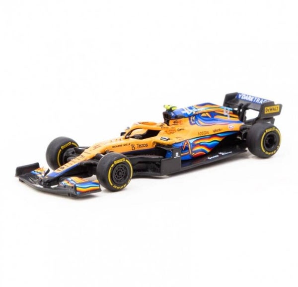 TARMAC WORKS 1/64 GLOBAL64 MCLAREN MCL35M ABU DHABI GRAND PRIX 2021 LANDO NORRIS #4