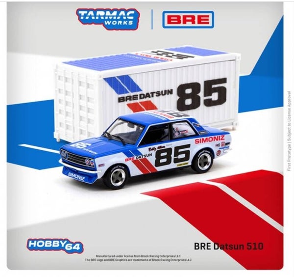 TARMAC WORKS 1/64 HOBBY64 DATSUN 510 TRANS-AM 2.5 CHAMPIONSHIP 1972