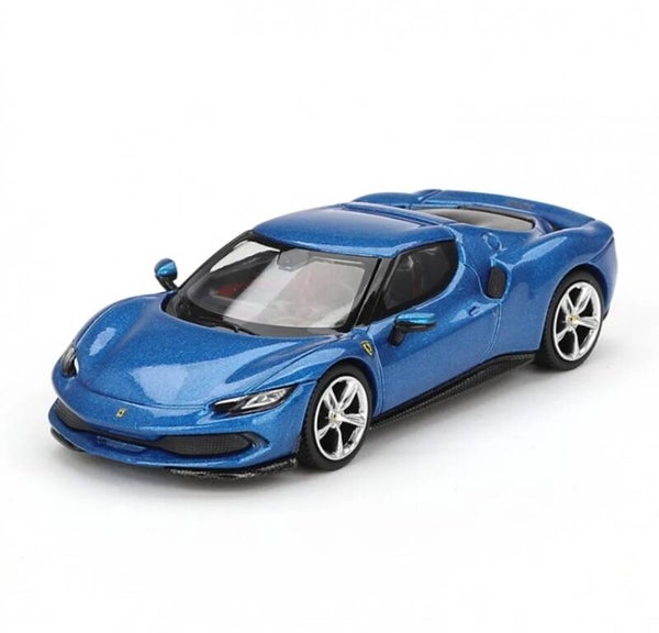 BBR 1/64 FERRARI 296 GTB BLU CORSA