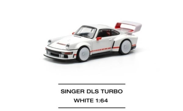POP RACE 1/64 SINGER DLS TURBO WHITE
