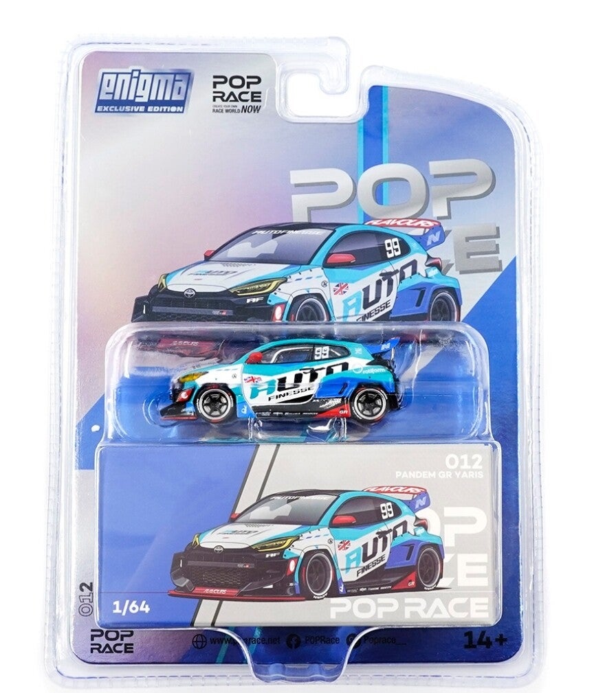 POP RACE 1/64 PANDEM GR YARIS ENIGMA EXCLUSIVE