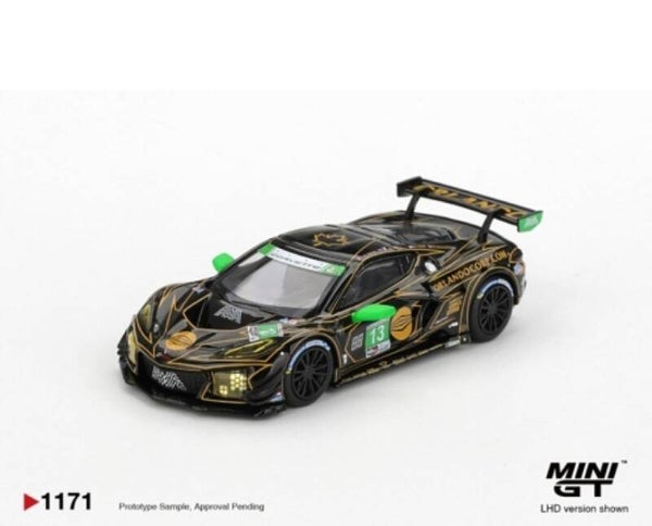 NEW MINI GT 1/64 CHEVROLET CORVETTE Z06 GT3.R #13 2025 IMSA DAYTONA 24HRS