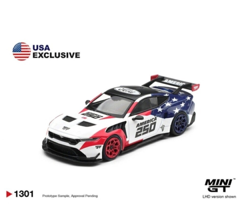 ☆ PRE ORDER ☆  MINI GT 1/64 FORD MUSTANG GTD AMERICA 250 USA EXCLUSIVE MIJO EXCLUSIVE BLISTER PACK