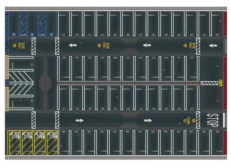 LOS ANGELES DIORAMA DISPLAY MAT FOR 1/64 MODELS