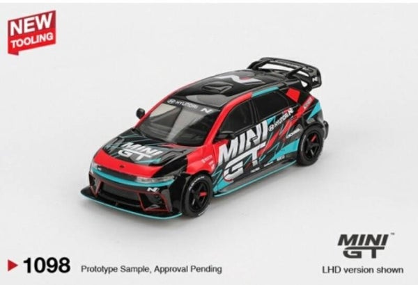 MINI GT 1/64 HYUNDAI IONIQ 5N MINI GT RS-0IT 2025 TOKYO AUTO SALON L.H.D ETA MAY/JUNE 2026