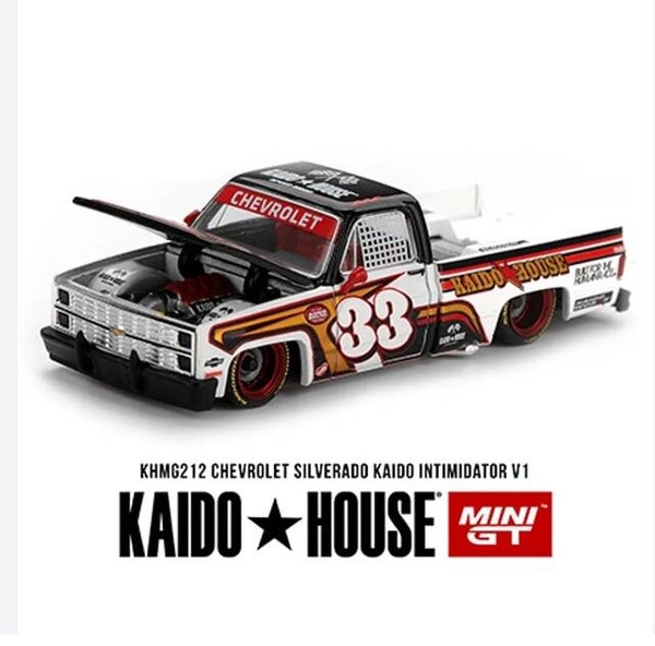 KIADO HOUSE x MINI GT 1/64 CHEVROLET SILVERADO KAIDO INTIMIDATOR V1