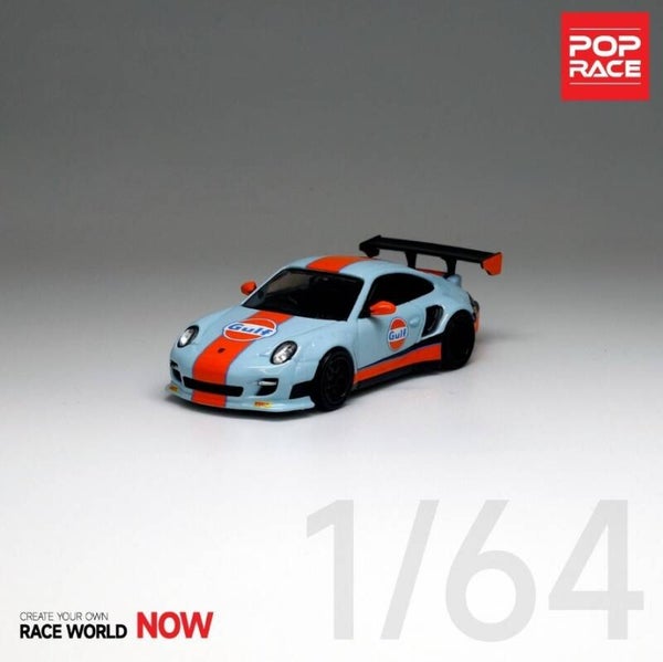 POP RACE 1/64 LIBERTY WALK 997 GULF LIVERY