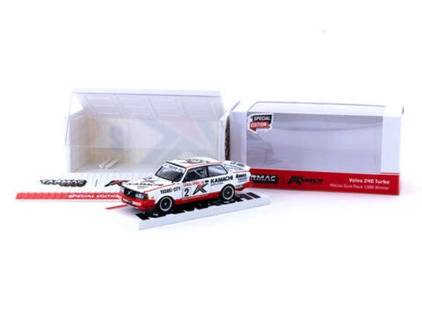 TARMAC WORKS 1/64 COLAB64 VOLVO 240 TURBO MACAU GUIA WINNER 1986 SPECIAL EDITION