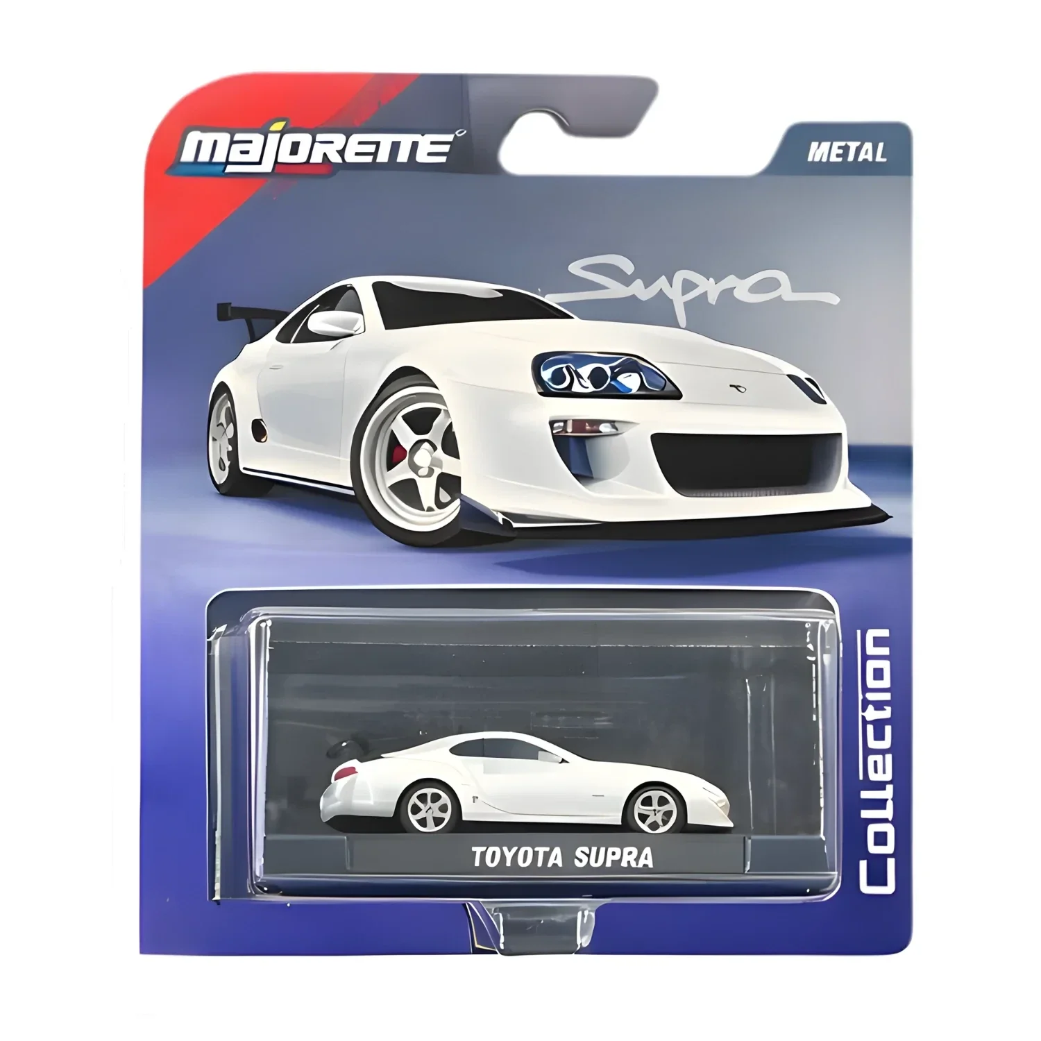 MAJORETTE 1/64 1995 TOYOTA SUPRA WHITE