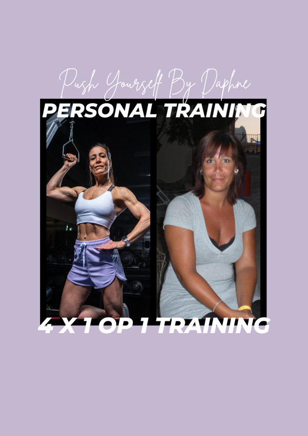 4x 1 op 1 TRAINING - prijs per maand