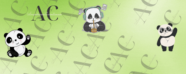 🐼 Écran de Début & Fin de Stream – Thème Mignon Panda 🌸🎮