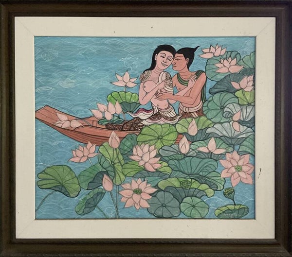 "Rak Nai Bungbua" (traditional Thai motive) by Panya Munmai