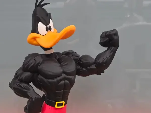 Daffy Duck de Bodybuilder