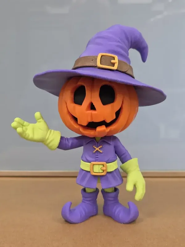 Pompoenheks Halloween