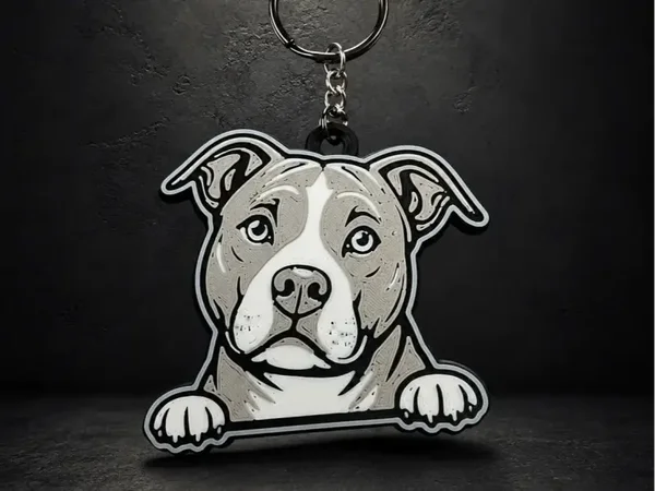 AmStaff sleutelhangertje