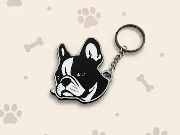 Boston Terriër sleutelhanger