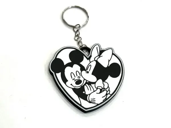Mickey Mouse & Minnie sleutelhanger