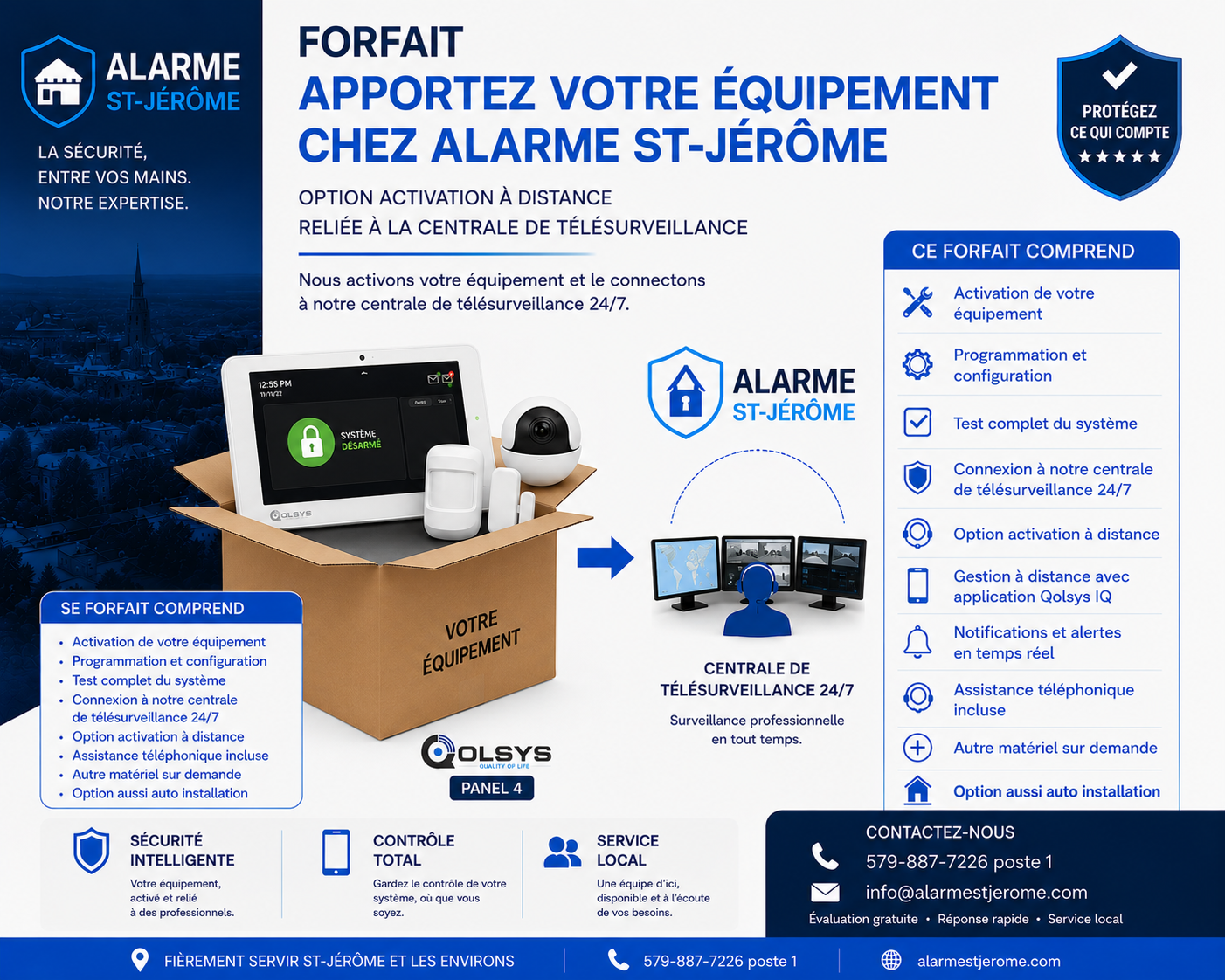 forfait apporter votre équipement