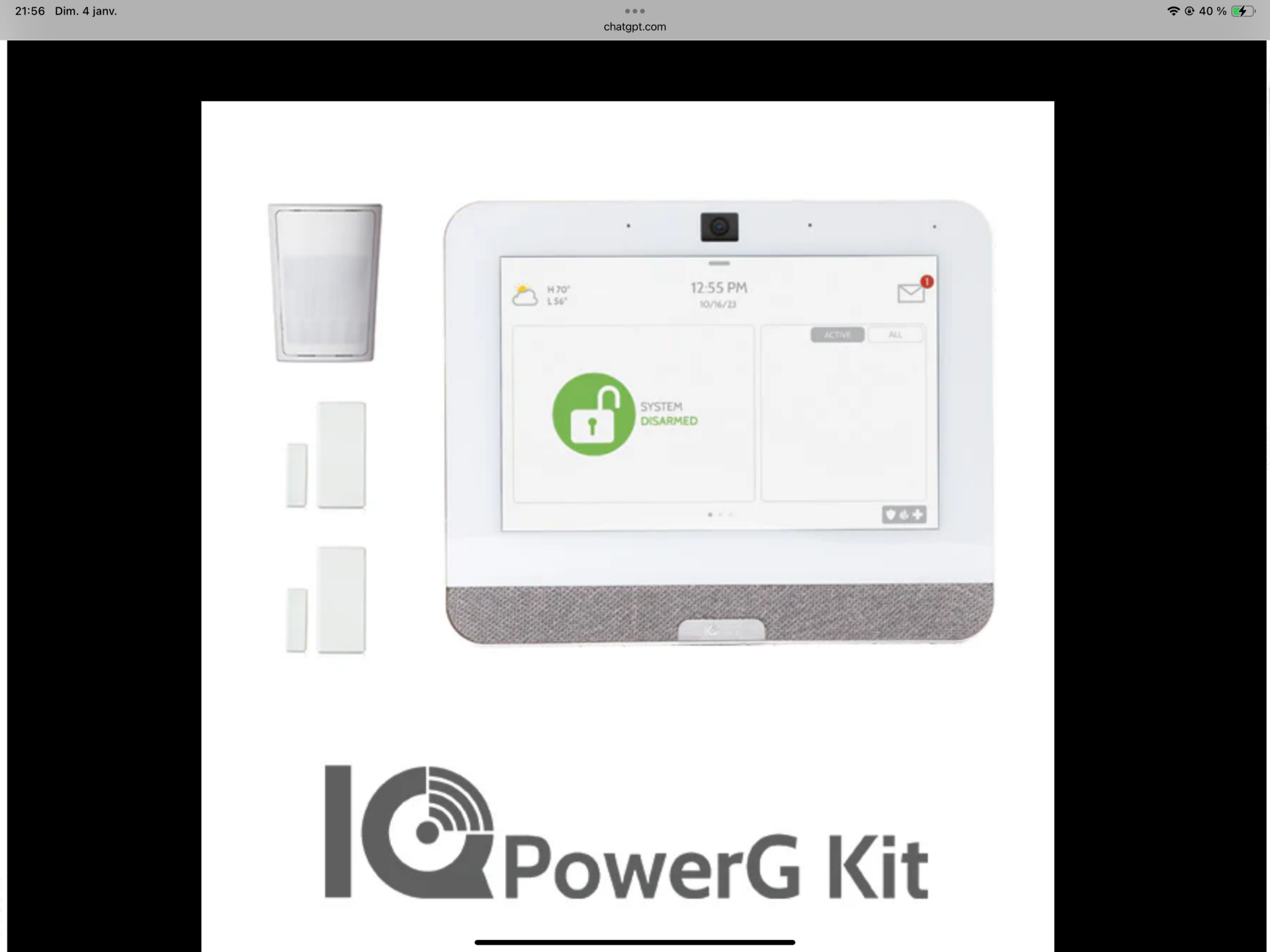 Achat d’un système complet sans financement